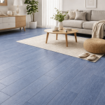 کف پوش PVC طرح اسکرچ آبی 738 - تصویر 3